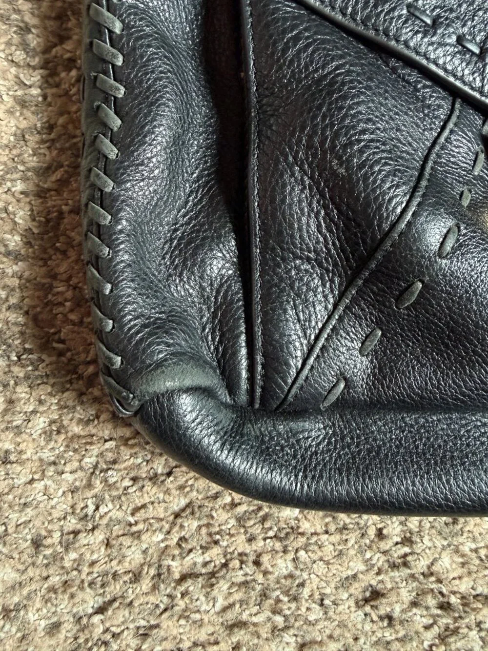 AIMEE KESTENBERG Genuine Leather Crossbody Bag - Black